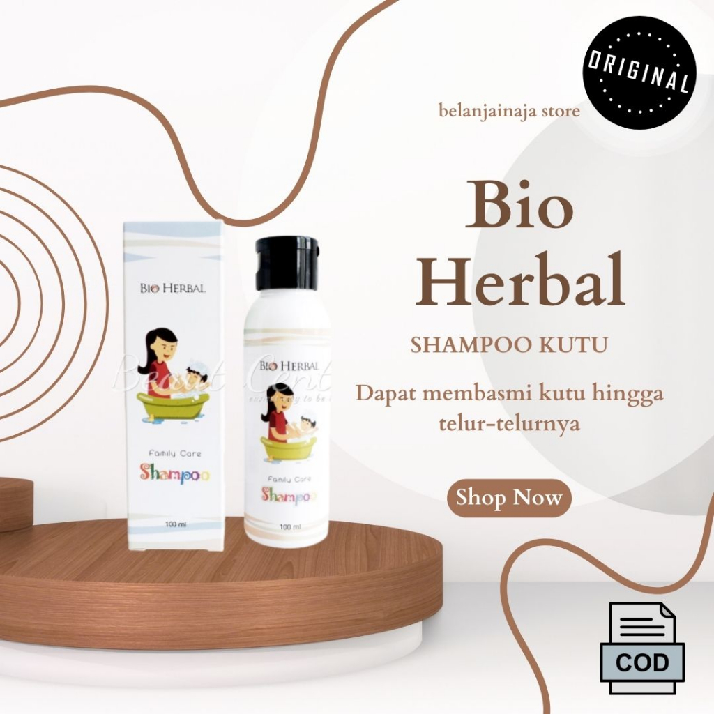 Sampo kutu Bio Herbal Family Care Shampoo Kutu/ Bio Herbal Shampoo Kutu BPOM #COD