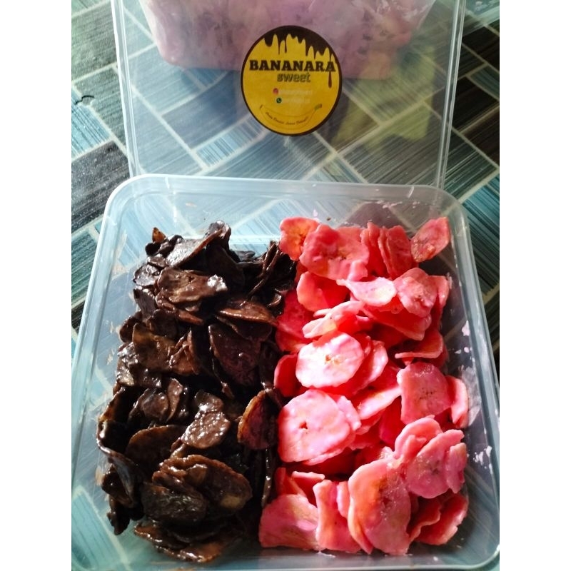 

KERIPIK PISANG LUMER UKURAN 250gram || Bananara sweet