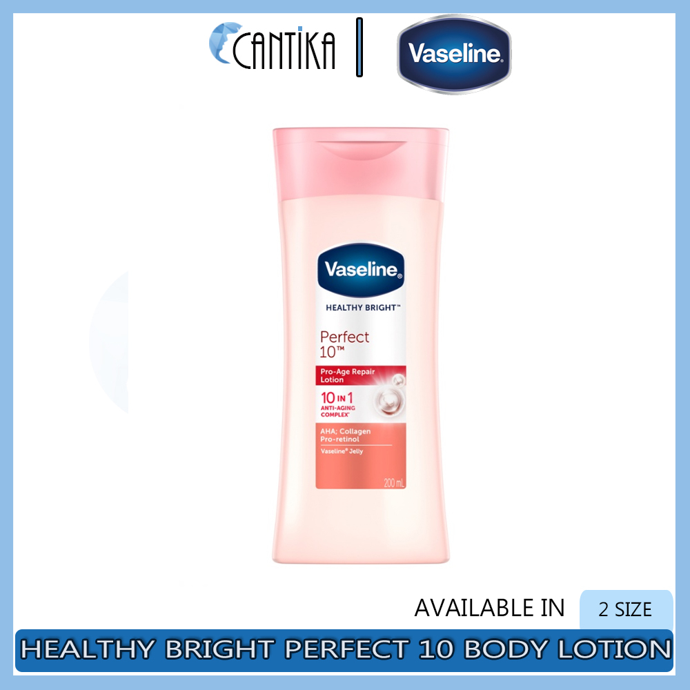 PROMO Vaseline Healthy Bright Perfect 10 Body Lotion