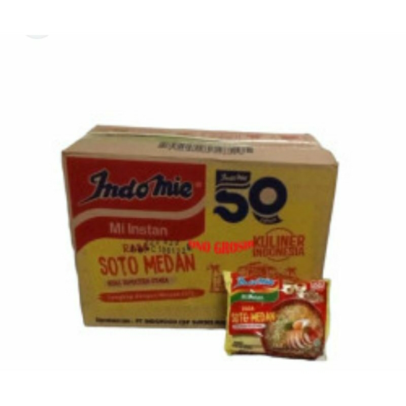 

Indomie soto Medan 1 dus isi 40 bks