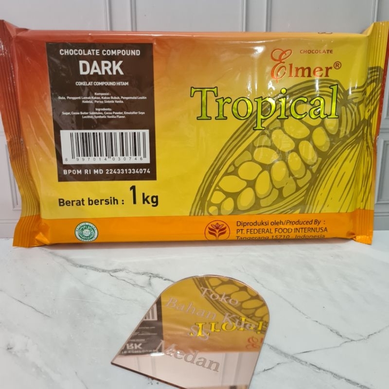 

Elmer Chocolate / Coklat Compound Dark 1 KG