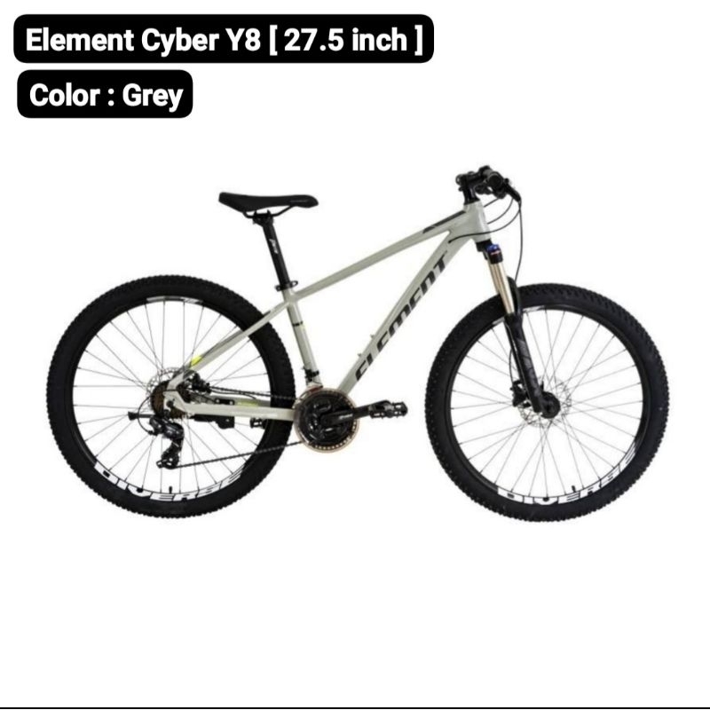Sepeda MTB ELEMENT CYBER Y8 27.5 - Grey