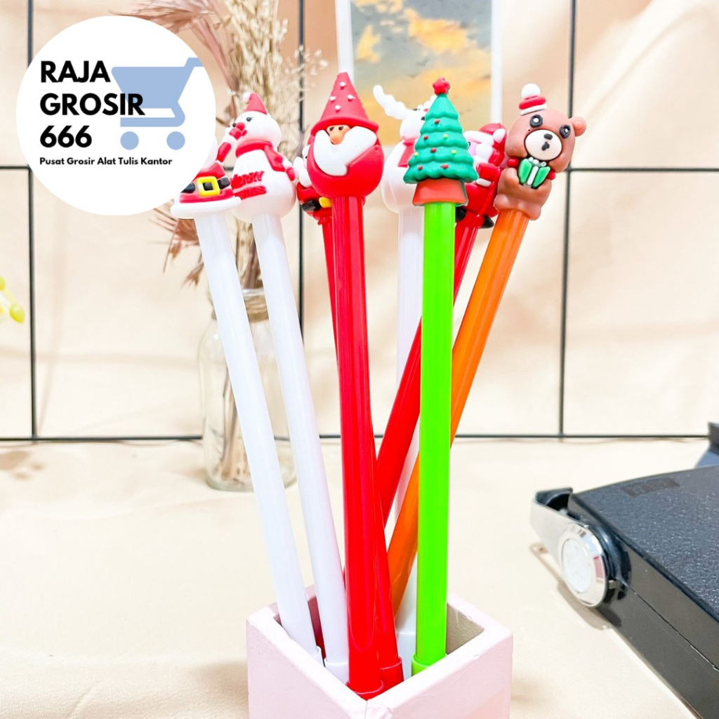 

PULPEN PEN PENA GEL KARAKTER NATAL POHON CEMARA DEER
