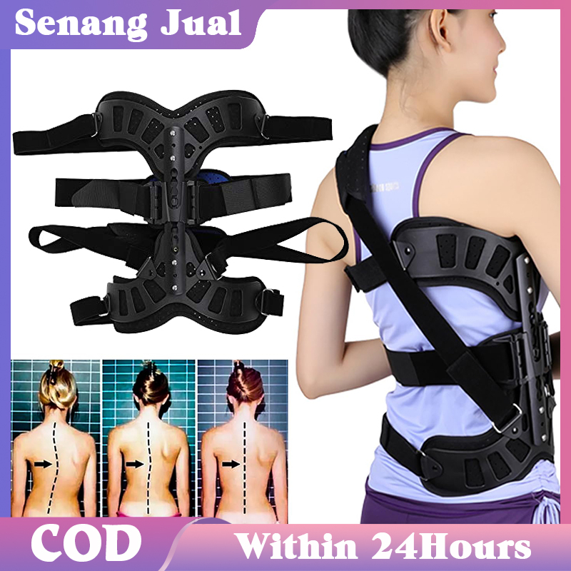 Scoliosis Brace Untuk Bahu Tinggi Dan Rendah Pelurus Tulang Belakang Aluminium Alat Pelurus Tulang B