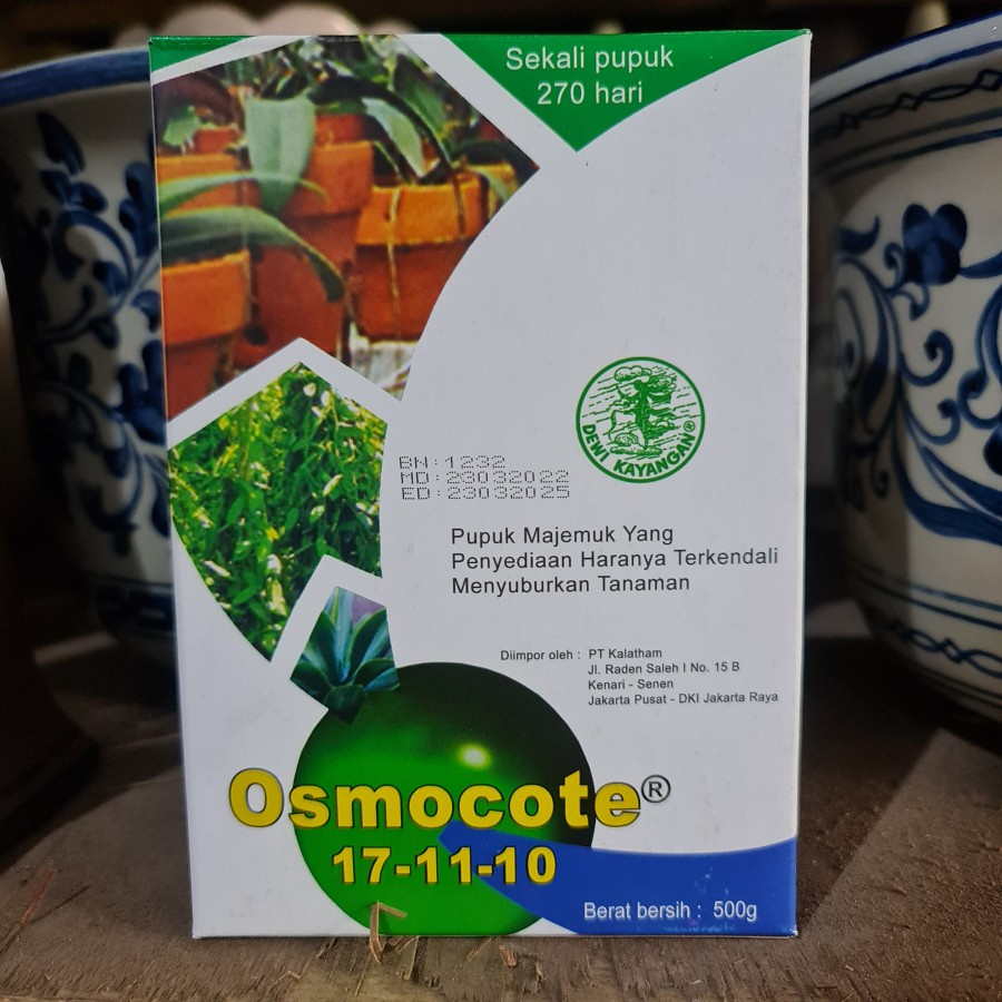 Pupuk Osmocote 17 11 10 500 Gram Kemasan Pabrik Pupuk Dekastar 500gr