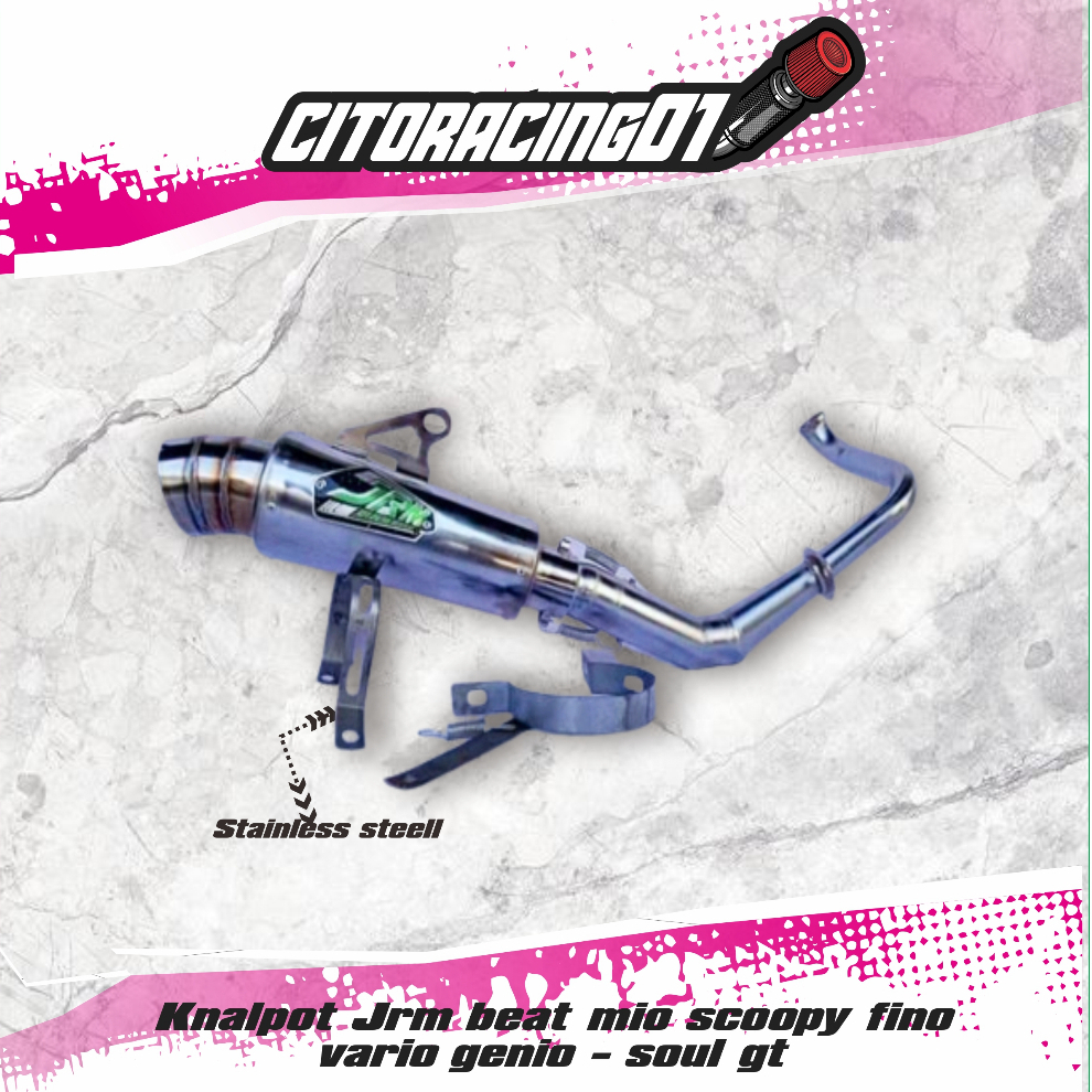 Knalpot Jrm beat mio scoopy fino vario genio - soul gt