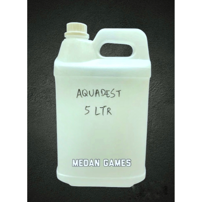 Aquadest / Akuades / Aquades / Air Suling / Air Aki Radiator 5 liter