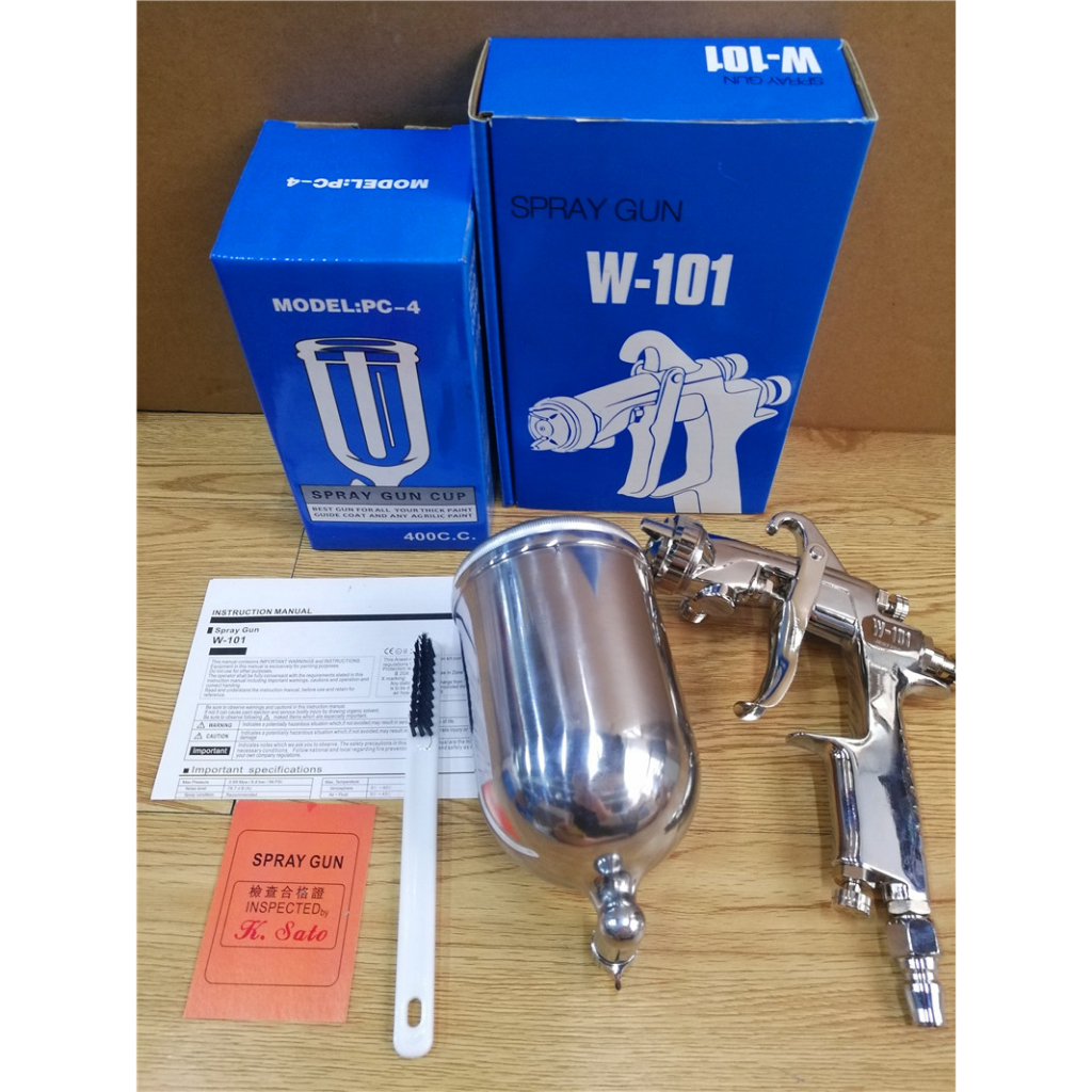 Spray Gun W101 S IWATA Tabung Bawah 1.3 tip