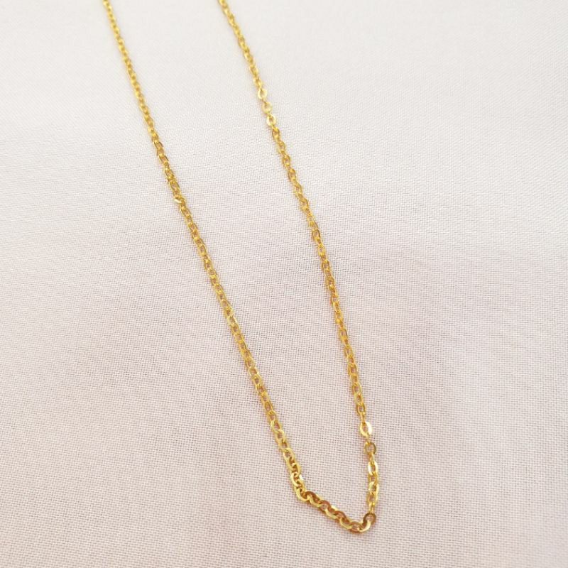 PROMO Kalung rantai nori emas asli kadar 375 8k