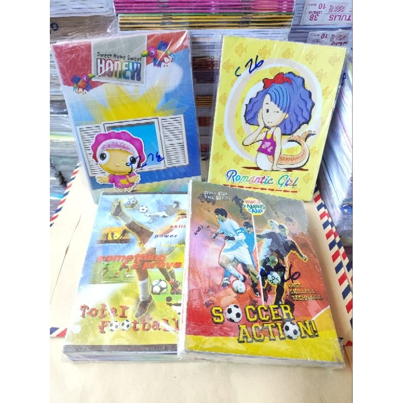 

Buku tulis murah isi 26,30,38,50,58 lembar (Curah) MEREK RANDOM (10buku)