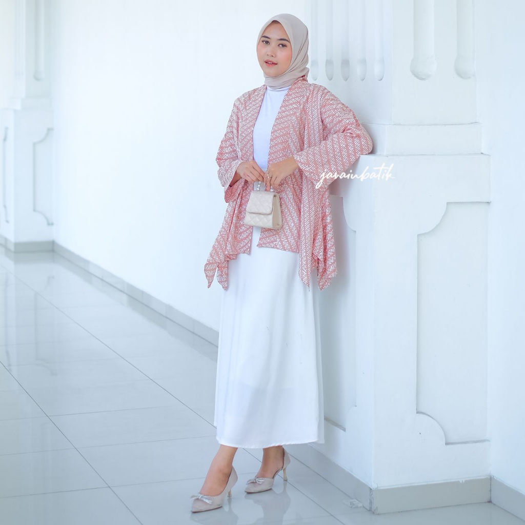 javainbatik  - BLAZER BATIK NIKITA CAP - batik kerja - outer batik