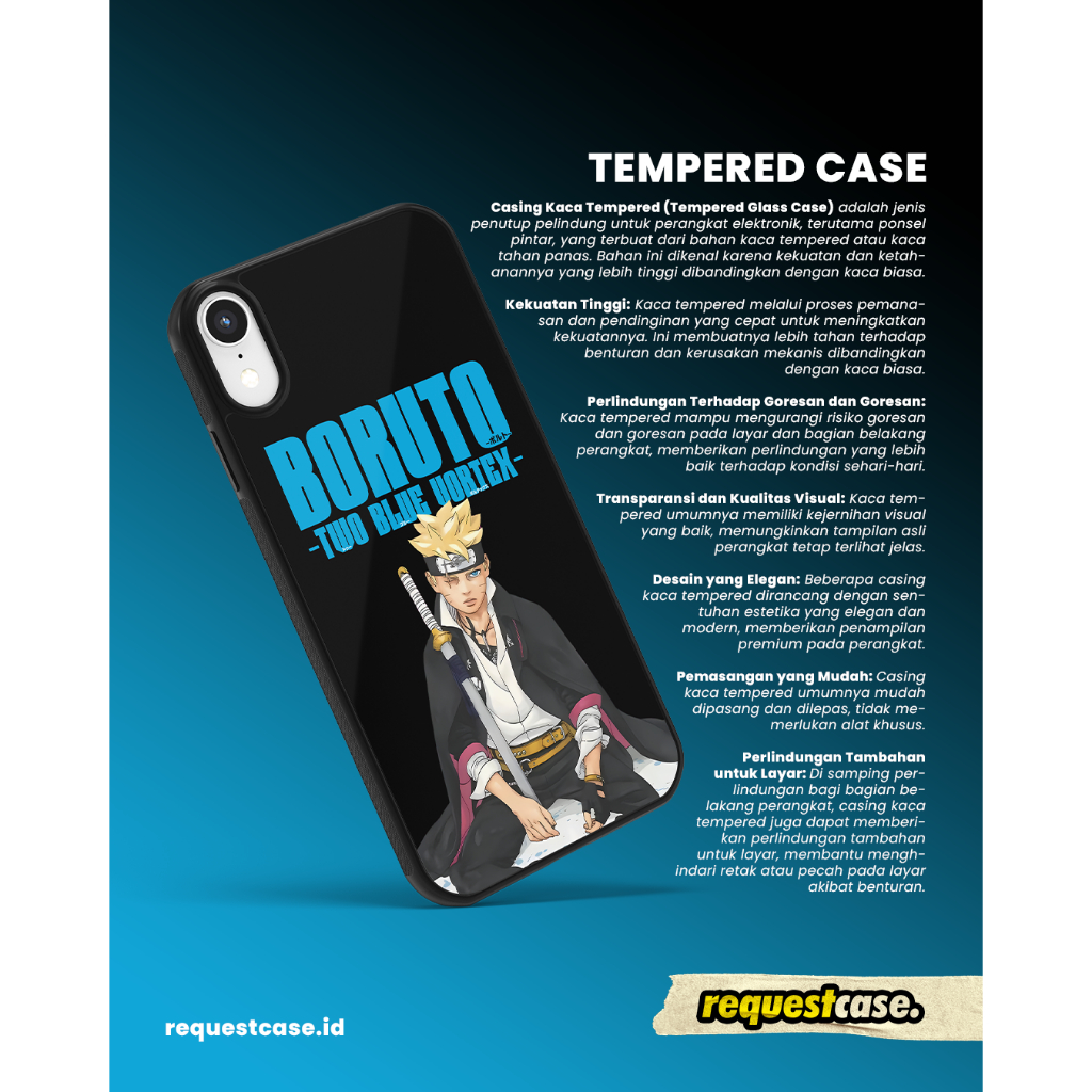 Custom Case Premium Appl* Androi* - Uzumaki Boruto