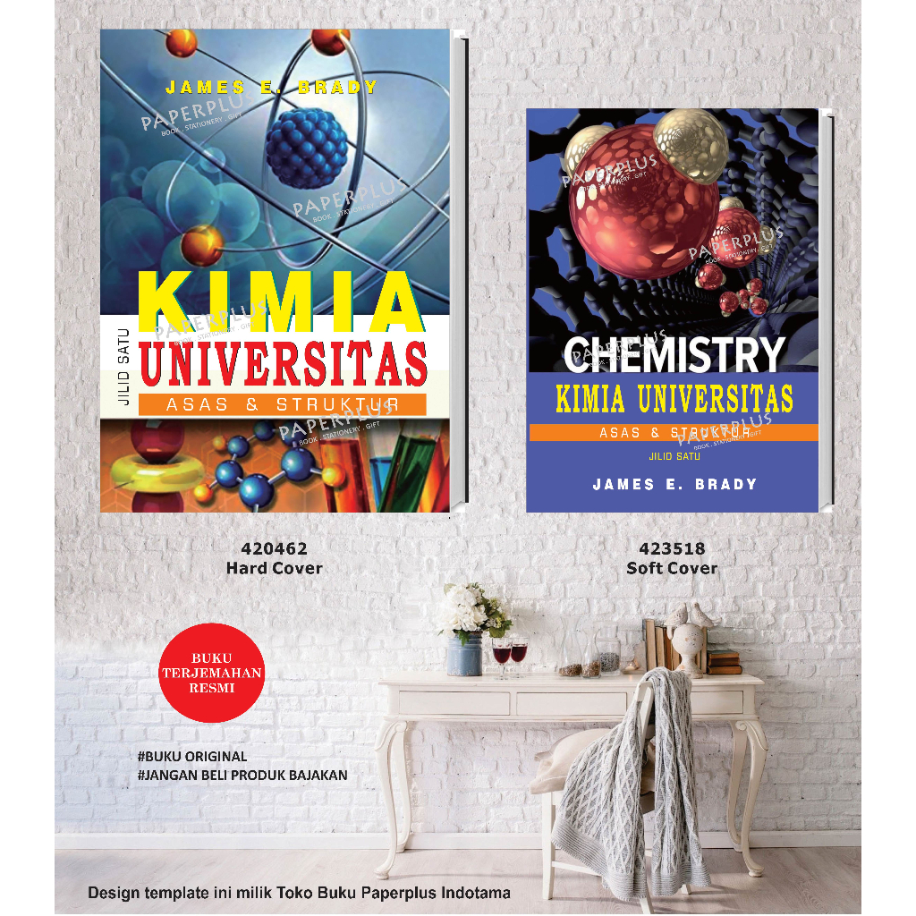 Kimia Universitas Jilid 1 / HC / James E. Brady / 440