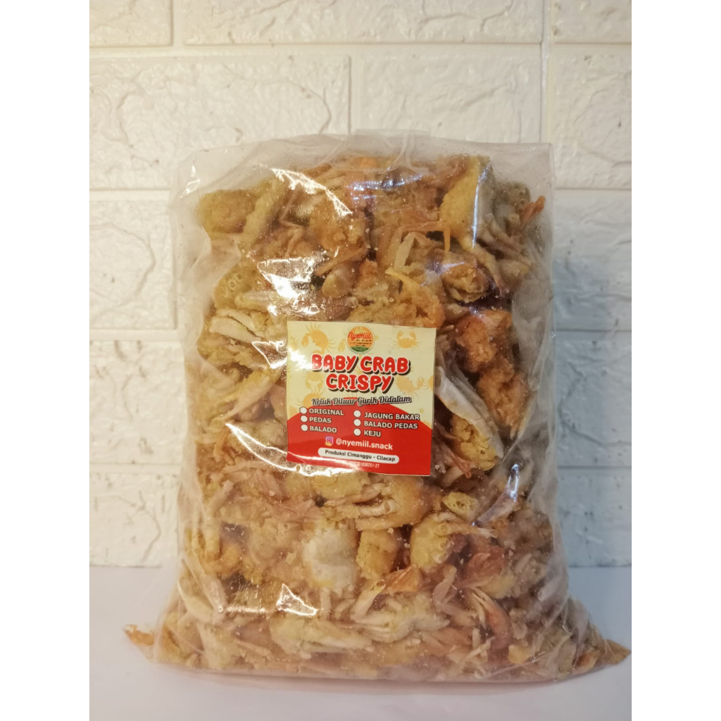 

BABY CRAB CRISPY 500 GRAM KEPITING HALAL BY NYEMIIL