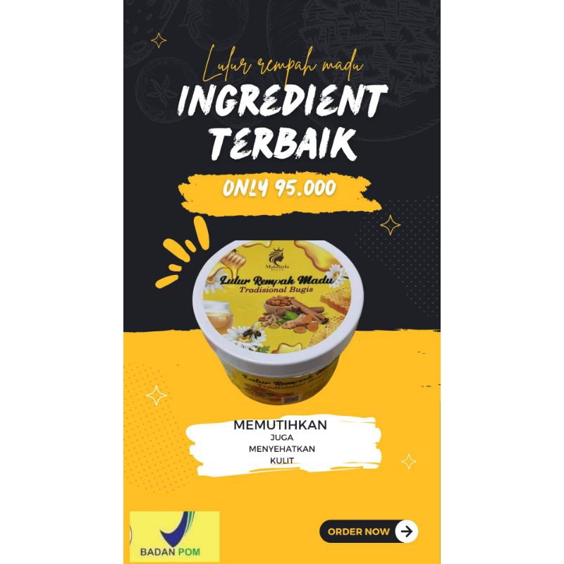Lulur rempah madu TERMURAH