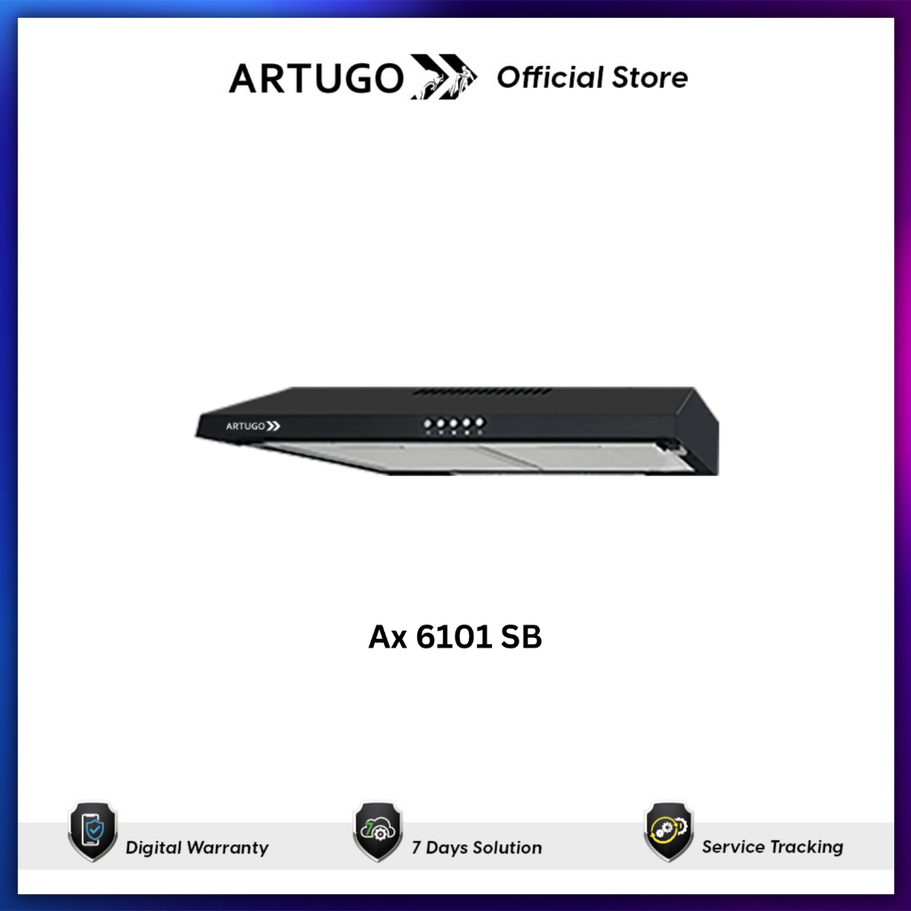 ARTUGO Cooker Hood AX 6101 SB - Slim Hood