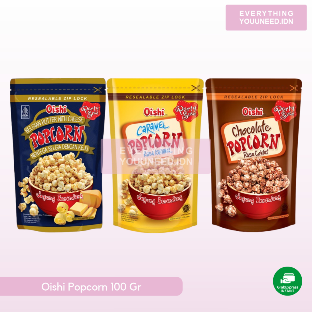 

Oishi Popcorn All Varian 100 Gr