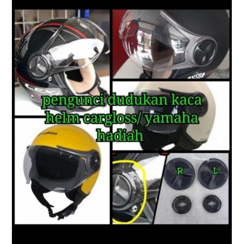PENGUNCI dudukan kaca HELM CARGLOSS/ YAMAHA