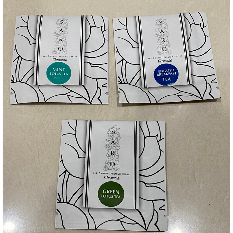 

Saro organic tea sachet