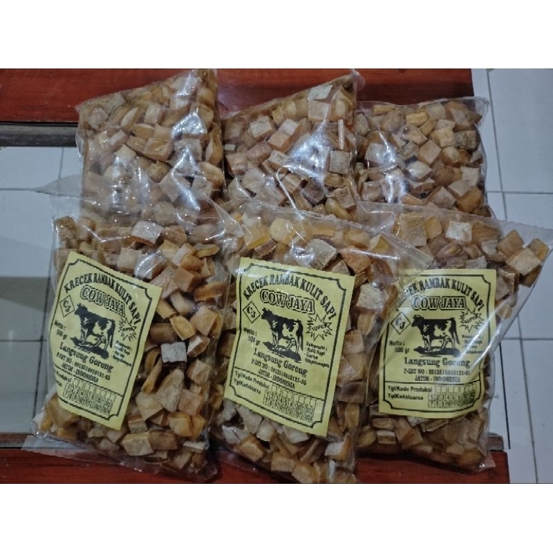 

Krecek Krupuk Rambak Kulit Sapi-Kotak
