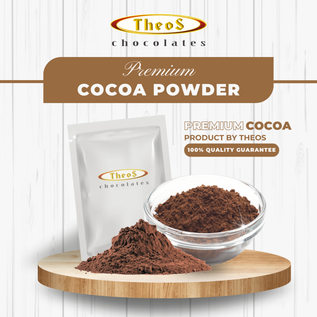 

Theos Chocolates - Premium Cocoa Powder 1kg | Bubuk Kokoa Premium 1kg