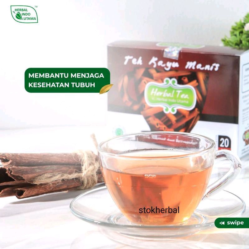 

Teh Kayu Manis Herbal Indo Utama Antioksidan Melancarkan Sirkulasi Darah