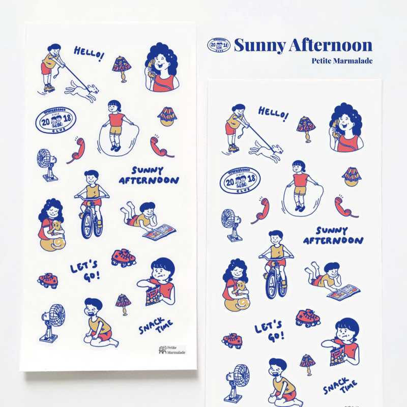 

[Petite Marmalade] Deco sticker - Sunny Afternoon