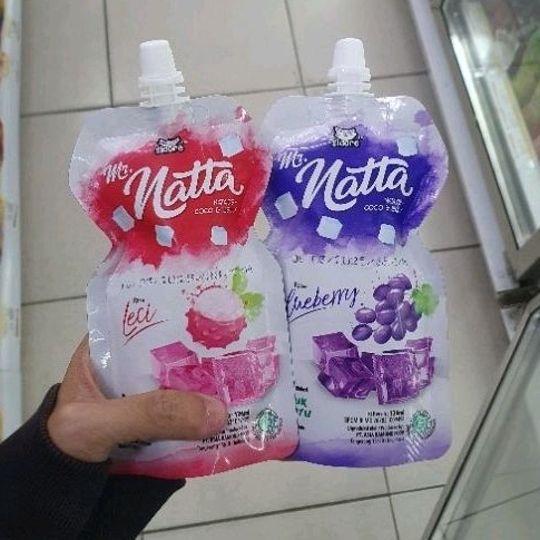 

Sidore Mr Natta nata de coco jelly rasa Lychee / Blueberry 126ml