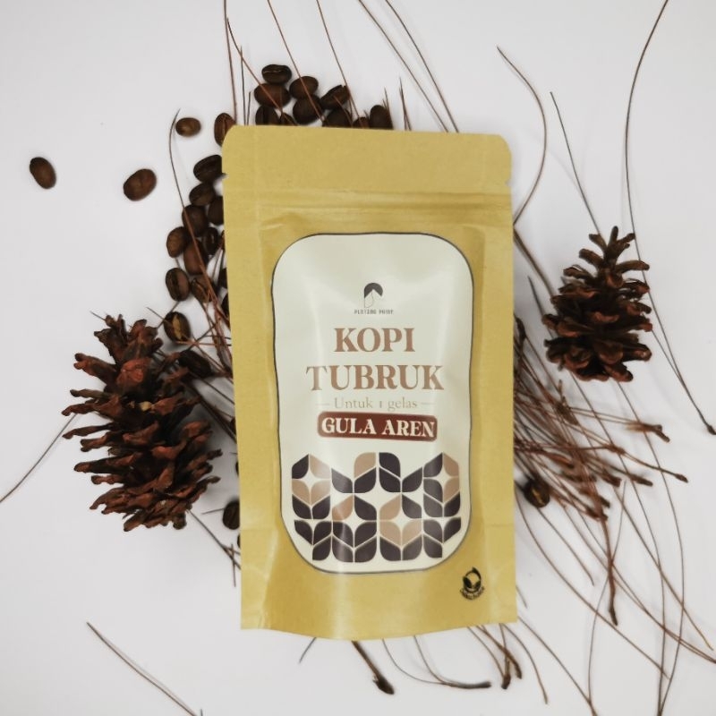 Kopi Tubruk Gula Aren Sachet Asli Puntang