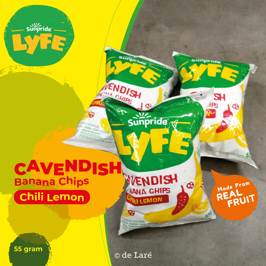 

Sunpride Lyfe Cavendish Banana Chips Chili Lemon I 55 gram