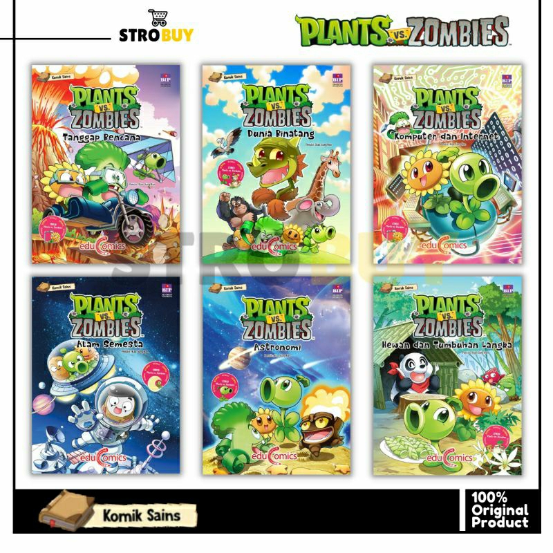 Komik Plants VS Zombies Edisi Komik Sains