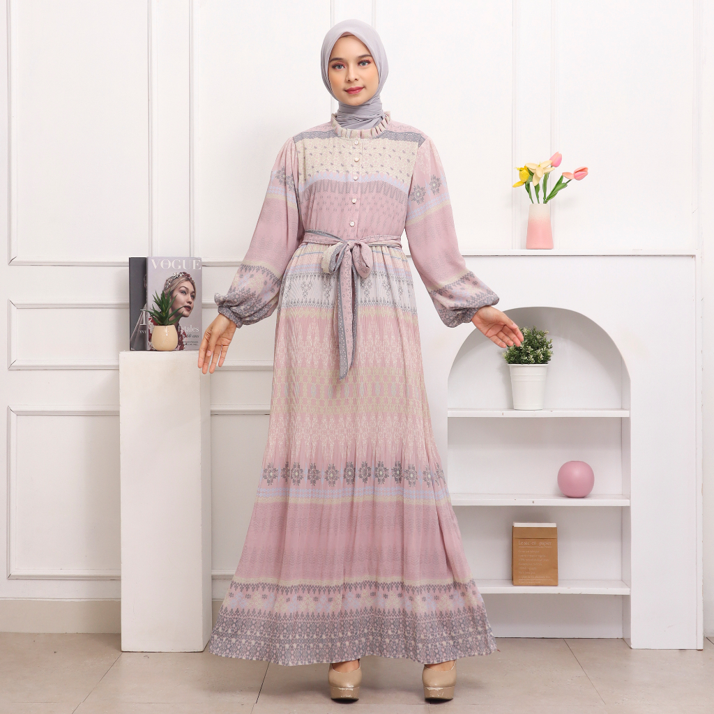 Gamis Maxy Dress Ceruti CRT Yasmine