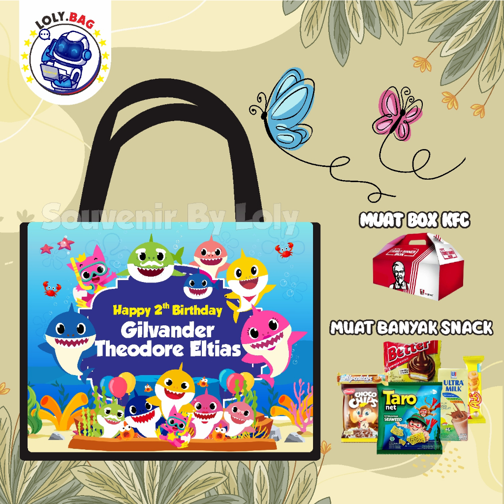 

TAS ULANG TAHUN TERLARIS TEMA BABYSHARK