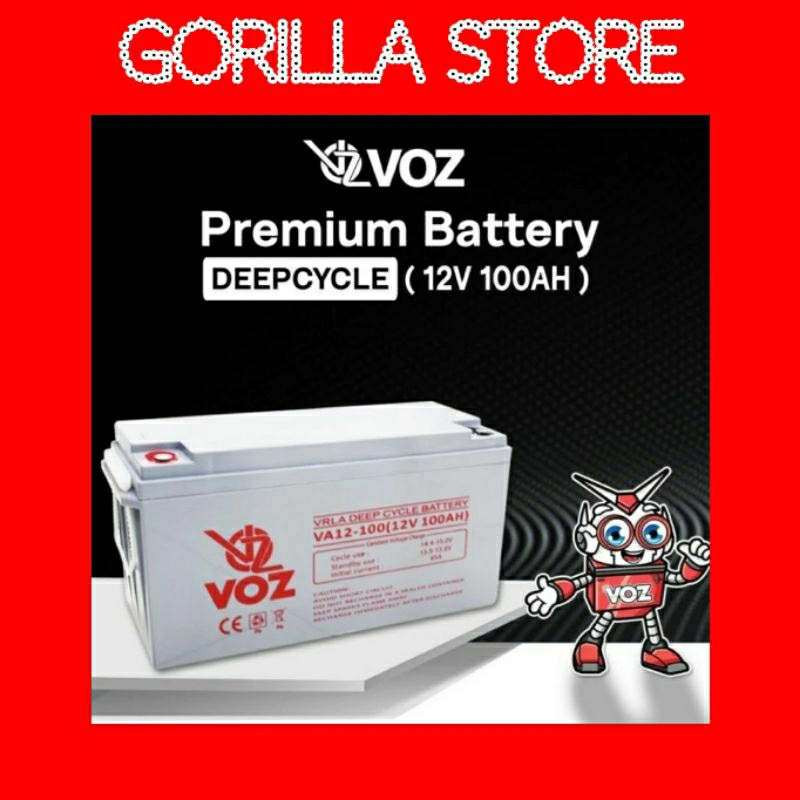 BATERAI AKI VRLA DEEP CYCLE VOZ 12V 100AH