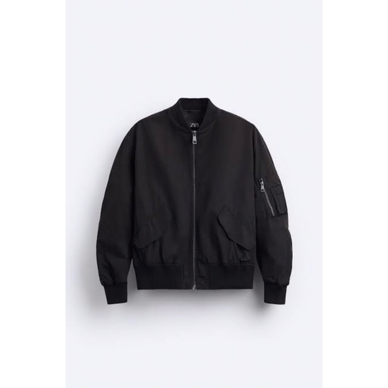 Zara bomber black