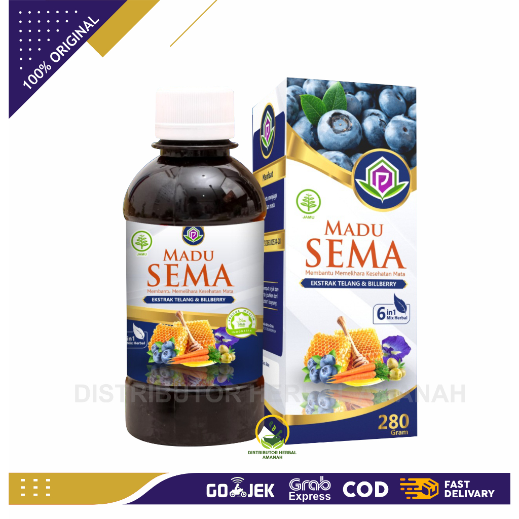 

Madu Herbal Vitamin Sehat Mata SEMA 280 Gr
