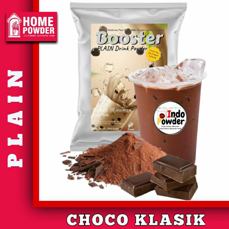 

Bubuk Minuman Drink Powder PLAIN CHOCO KLASIK COKLAT KLASIK PLAIN tanpa Gula 1kg Murah Minuman Mirip Coklat Panjang Umur