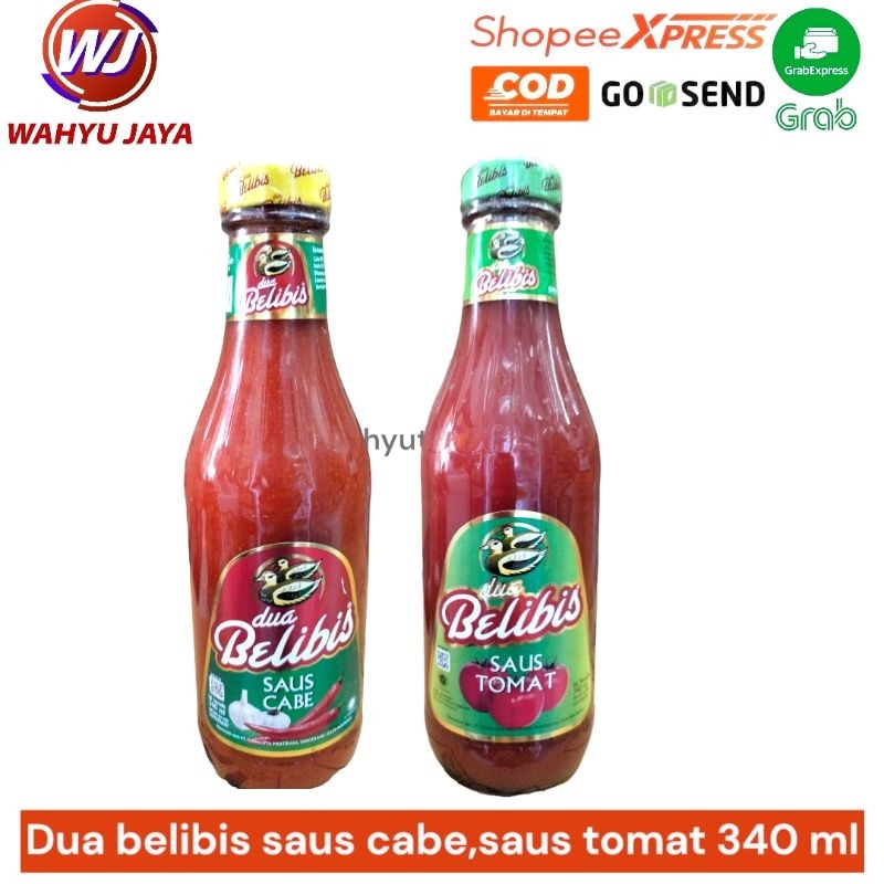 

dua belibis saus tomat,saus cabe 340 ml