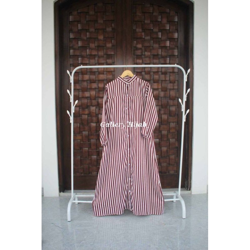 Gamis Salur Lybel MIDI Dress || bahan shakilla