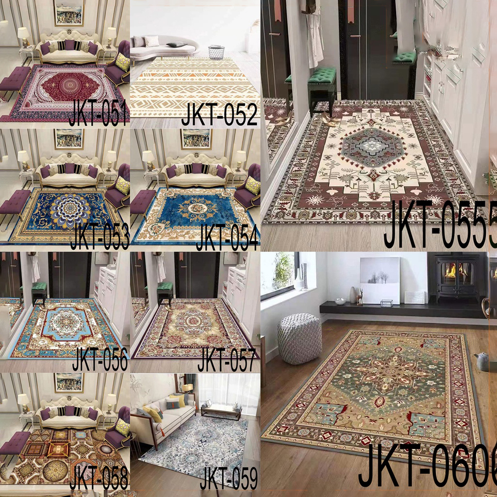 NEW MOTIF KARPET TURKEY ukuran 140x200cm JKT051-100  Best Quality |Aksesorisku