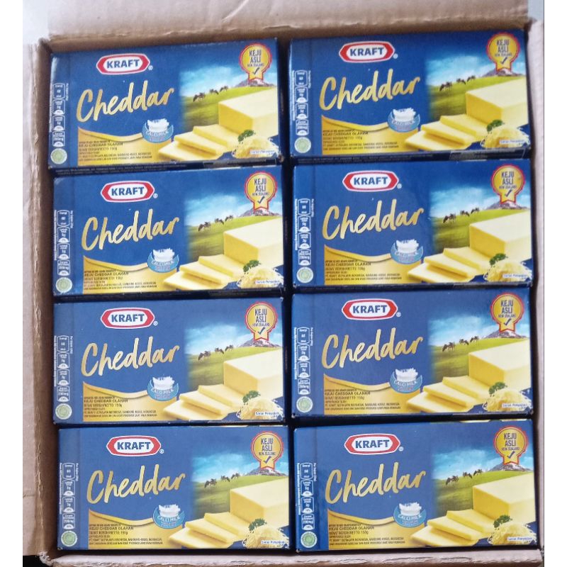 Keju Kraft Cheddar 150gr (EXPIRED DESEMBER 2023)
