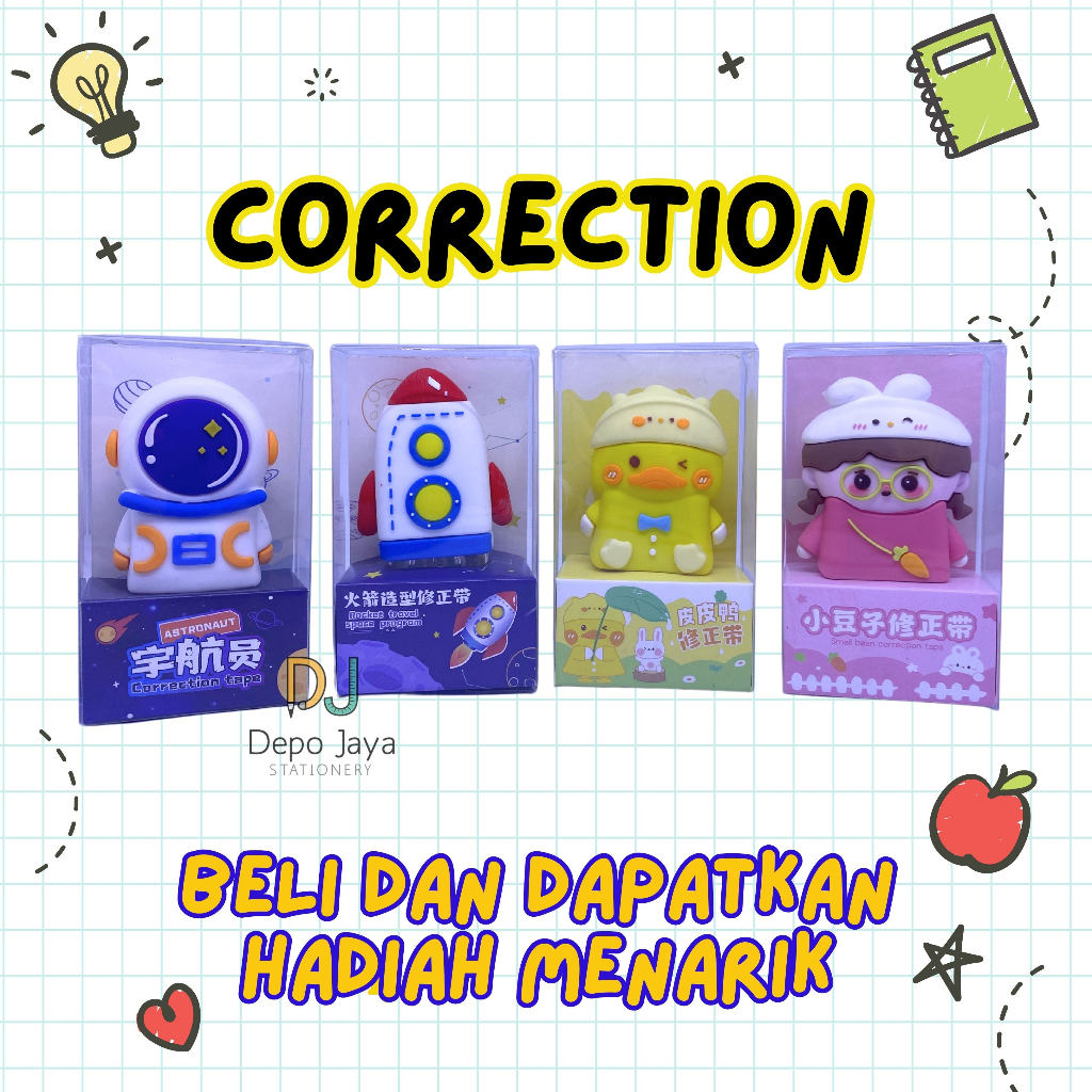 

Correction Tape / Tip-ex / Correction tape fancy / TIPE X KARAKTER