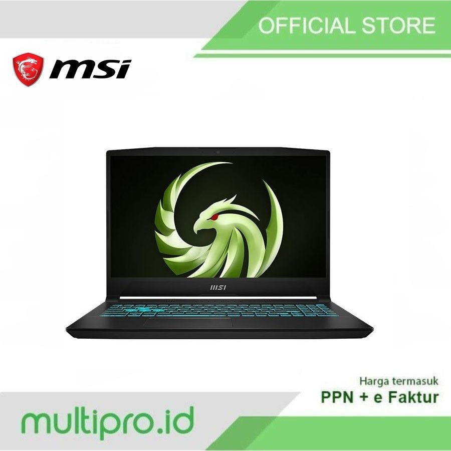 MSI BRAVO 15 RYZEN 5 7535HS AMD RX6550 8GB 512GB W11+OHS 15.6FHD IPS - NON BUNDLE, 16GB