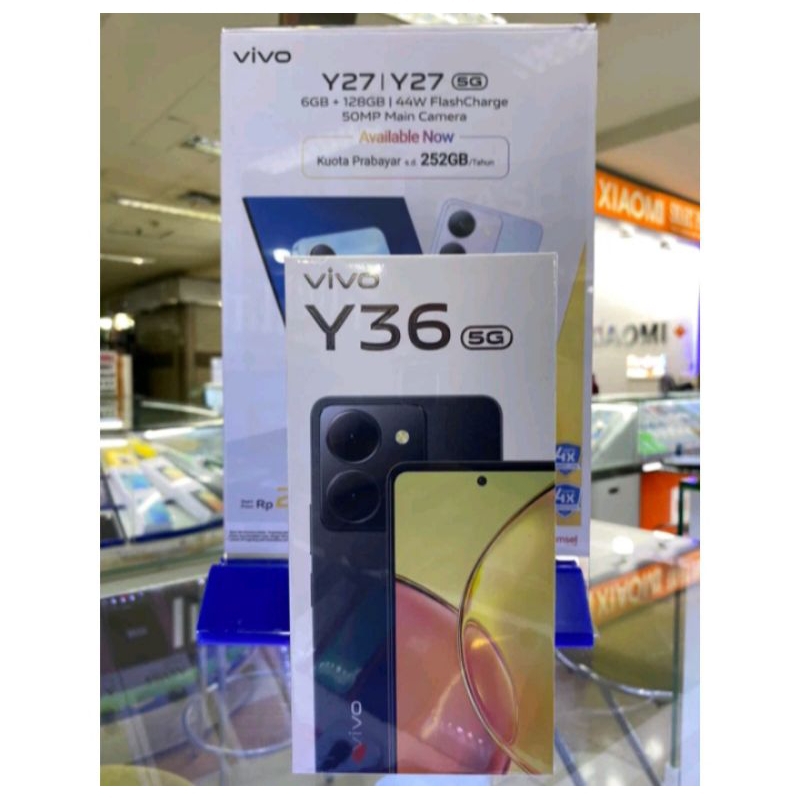 Vivo Y36 5G 8GB+8GB Extended RAM 256GB ROM Garansi Resmi Original Handphone hp Vivo Y36 terbaru 2023
