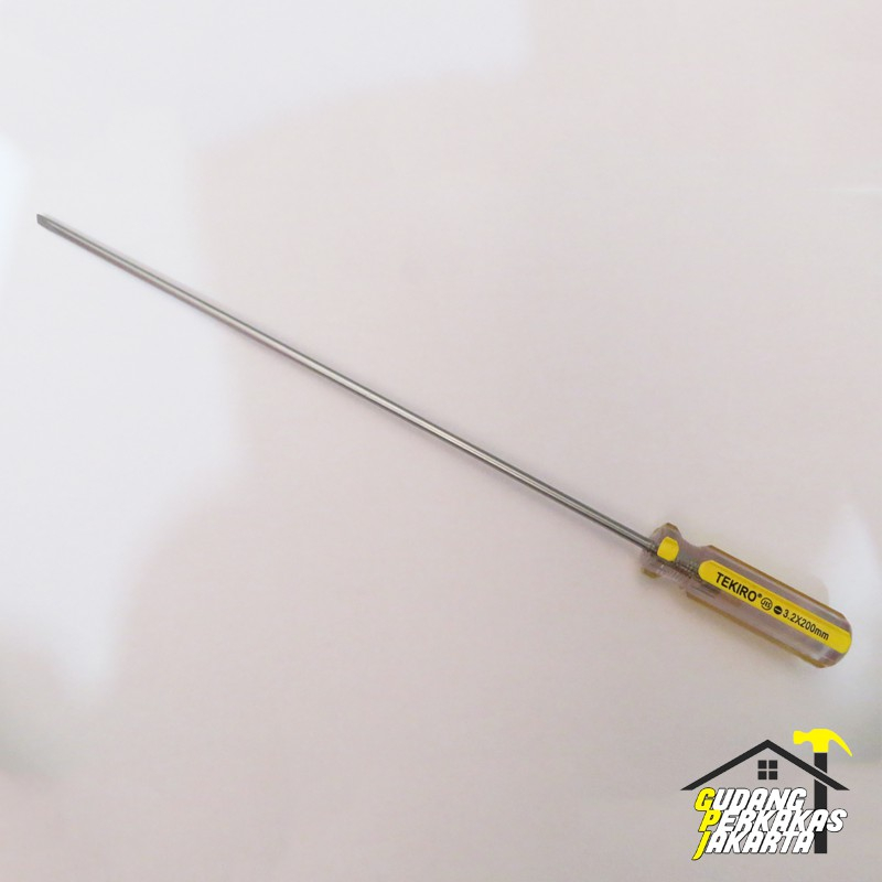 Obeng Setting (-) Min 4x200MM Obeng Setting Tekiro