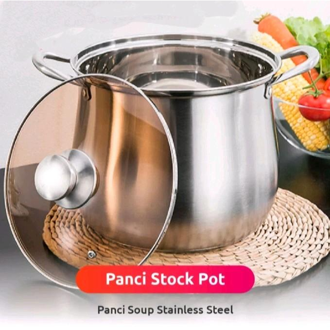 Panci Tinggi | Panci Aladin | Panci Stock Pot | Panci Stainless