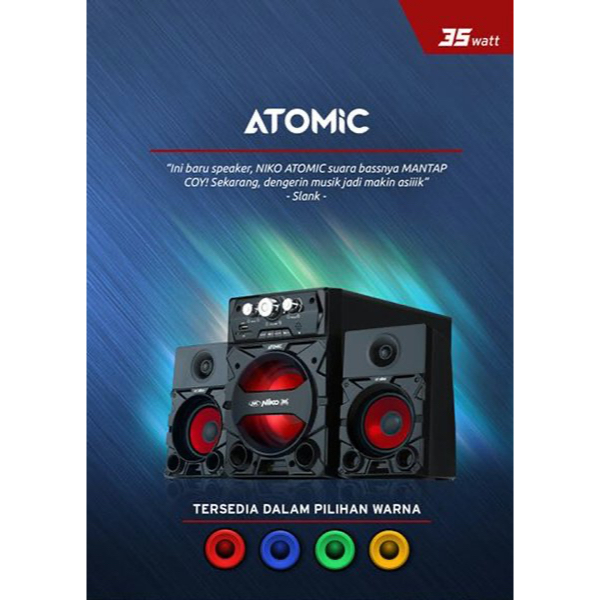 Niko Atomic Speaker Murah