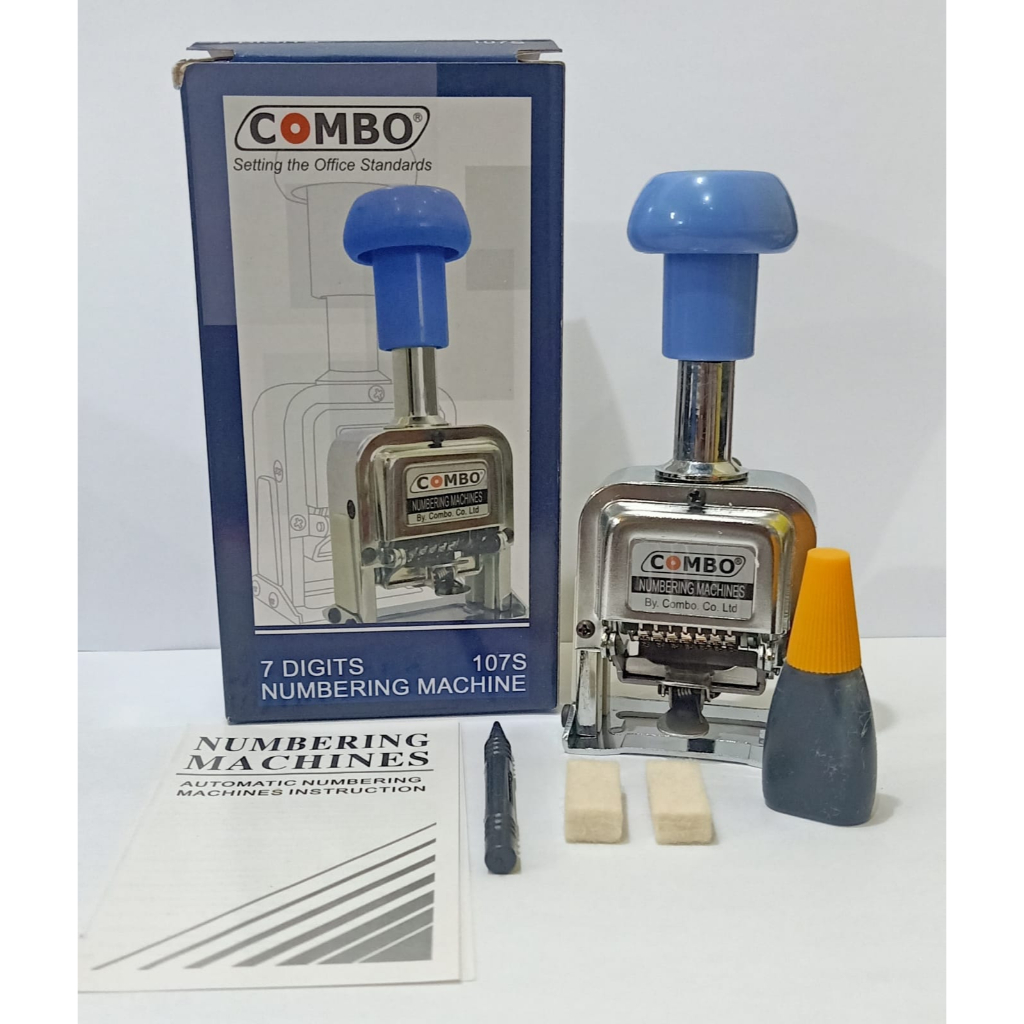 Stempel Nomor Otomatis Combo 7 Digit stempel numerator