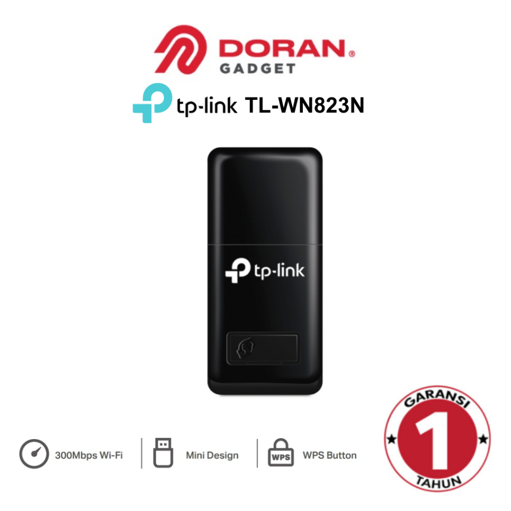 Tp-Link TL-WN823N 300Mbps Mini Wireless N USB Adapter WN823N - Garansi Resmi 1 Tahun