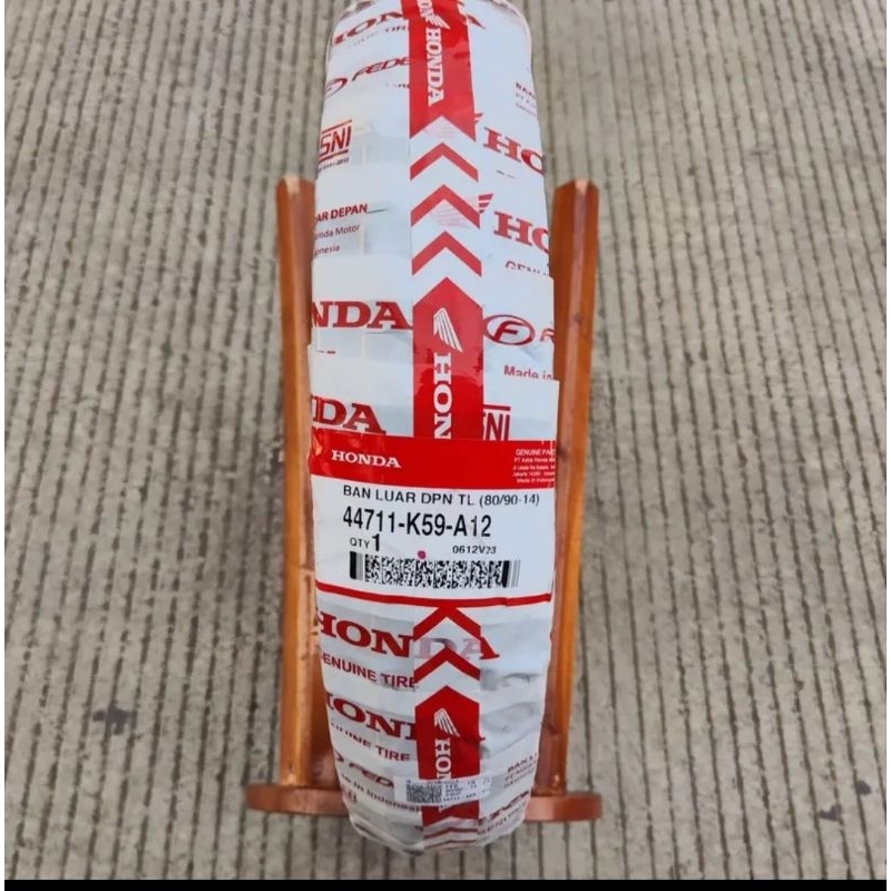 BAN LUAR FEDERAL 80/90-14 TUBELESS